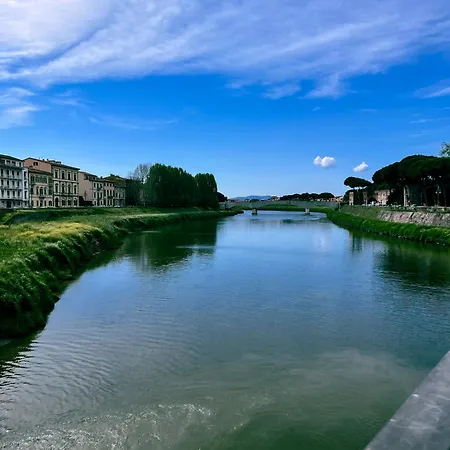 Attico Terrazza Vista Panoramica Lungarni Pisani Apartament