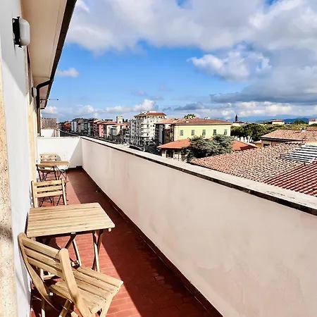 Apartament Attico Terrazza Vista Panoramica Lungarni Pisani *